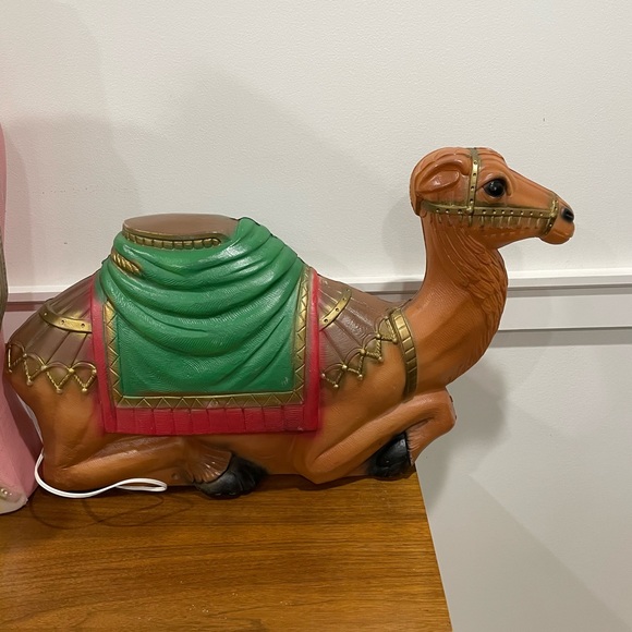 Empire Holiday Vintage Empire Camel Nativity Blow Mold Poshmark